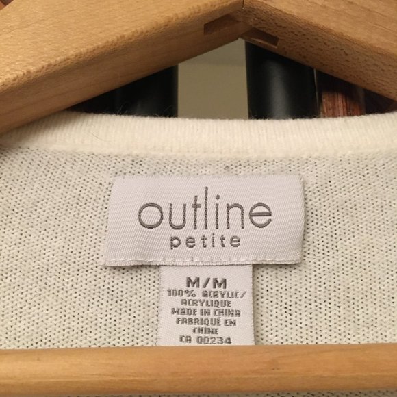 Outline Petite Soft Button Down Balletcore Cardigan - Picture 5 of 5